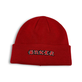 BAKER | Flames Red Beanie