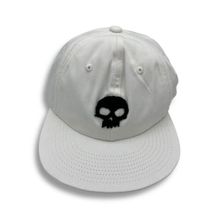ZERO | Single Skull Hat | White