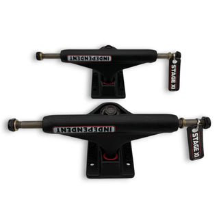 INDEPENDENT | Flat Black Bar Logo | Standard Truck Set | 139mm