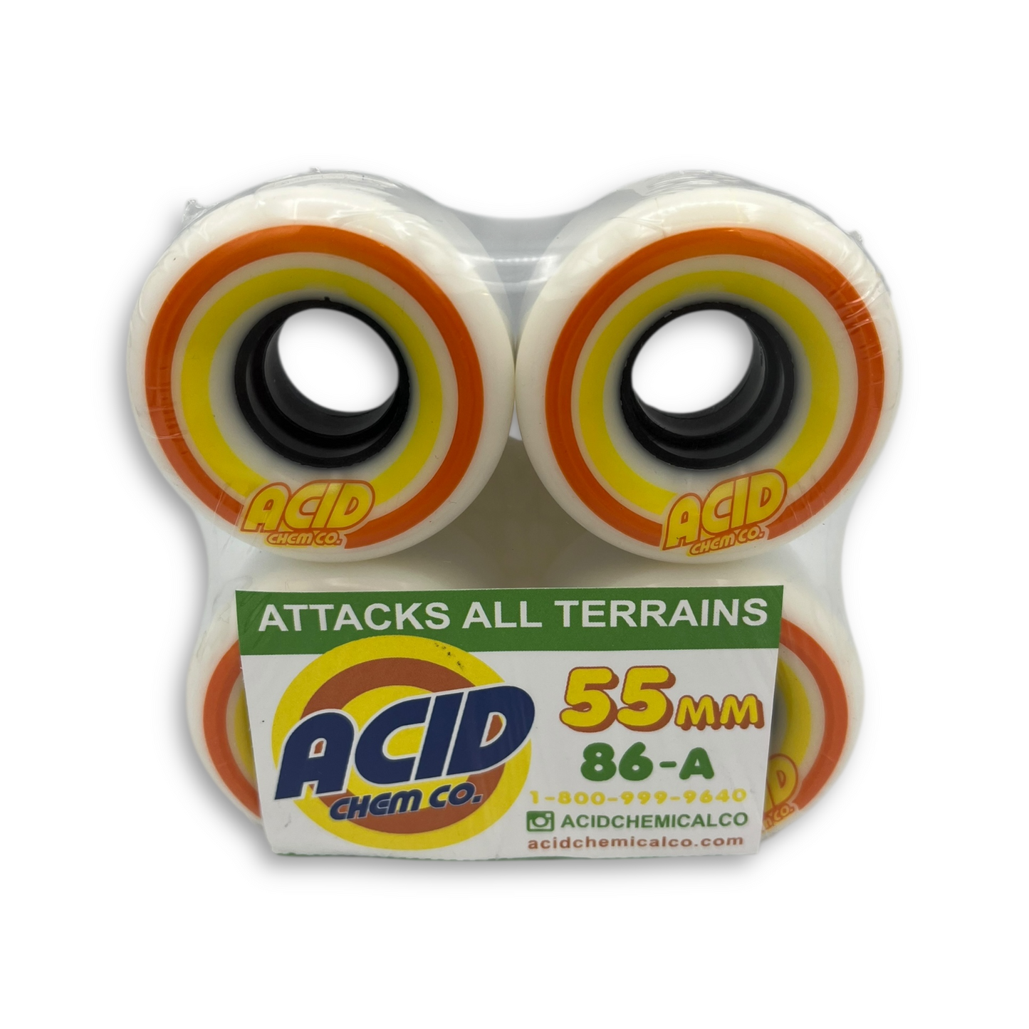 ACID | Pods Filmer Wheels | 53mm / 86a | 55mm /86a