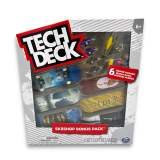 TECH DECK | Sk8Shop Bonus 6-Pack Fingerboard Set