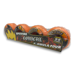 SPITFIRE | Formula Four Conical Wheels - Orange Urethane | 55mm / 99a