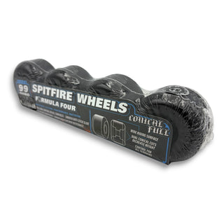 SPITFIRE | Formula Four Conical Full Wheels - Black | 54mm / 99a