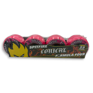 SPITFIRE | Formula Four Conical Wheels - Pink Urethane | 53mm / 99a