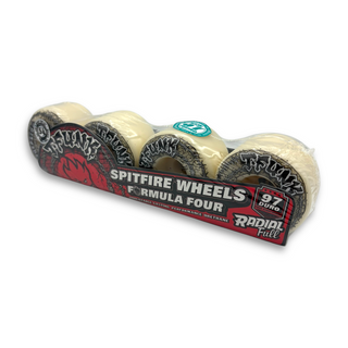 SPITFIRE | Formula Four Radial Full - T-Funk Raw Pro Wheels | 54mm / 57mm / 97a