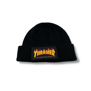 THRASHER | Flame Patch Beanie