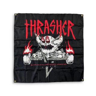 TOY MACHINE x THRASHER | Monster Gram Flag Banner