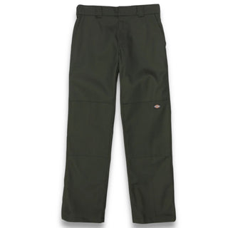 DICKIES | Loose Fit Double Knee Work Pants | Olive Green