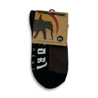 SATORI | Half Link Ankle Socks | Chocolate