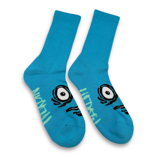 HEROIN | Big Egg Socks | Cyan Blue