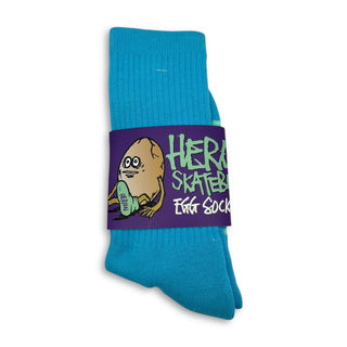 HEROIN | Big Egg Cyan Socks