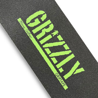 GRIZZLY | Green Logo Graphic Griptape Sheet