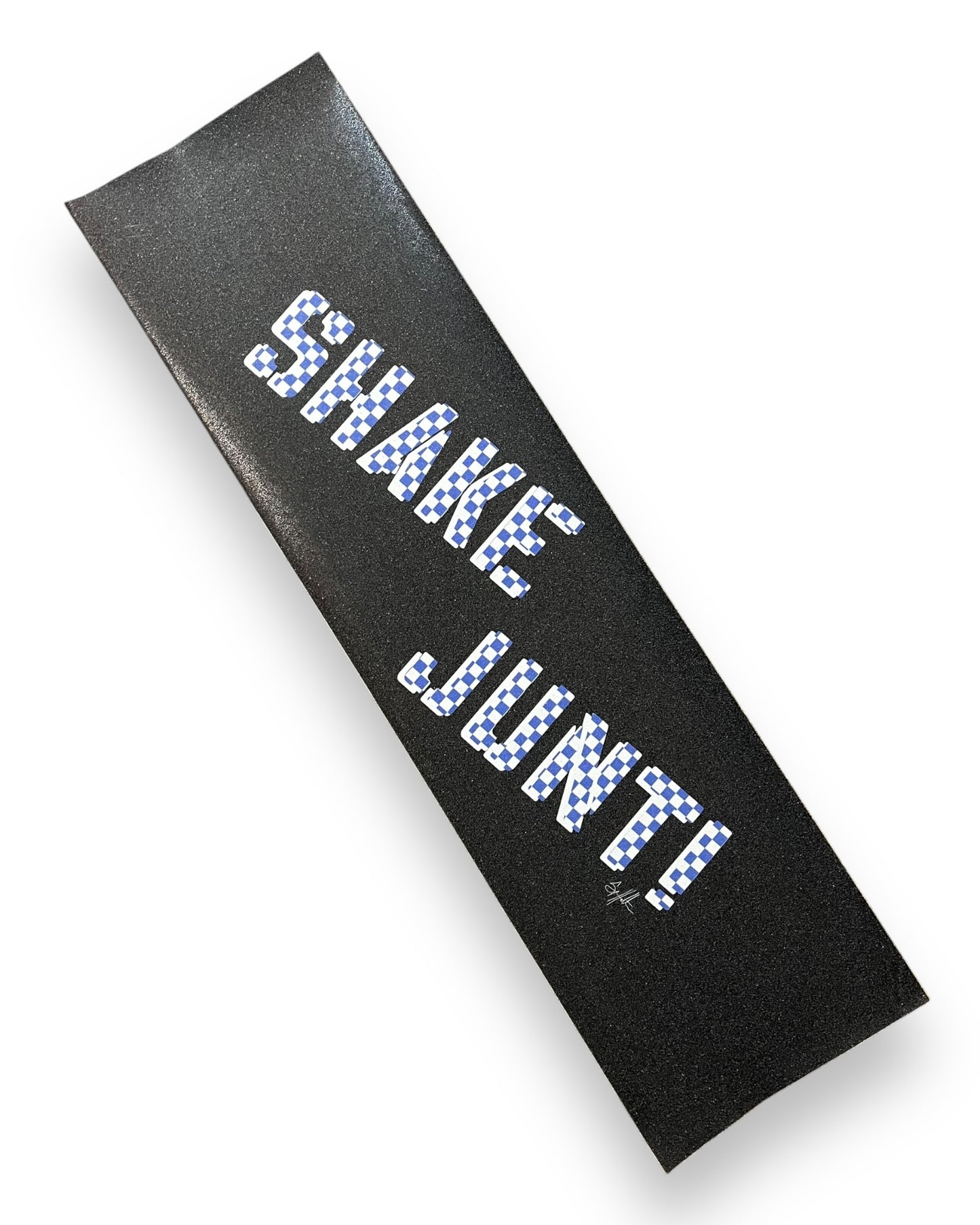 SHAKE JUNT | Blue & White Checkered Pro Griptape Sheet