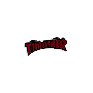 Thrasher logo Lapel Pin in red and black.