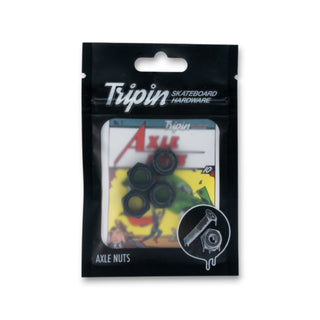 TRIPIN | Black On Black | Axle Nut Replacement 4-Pack
