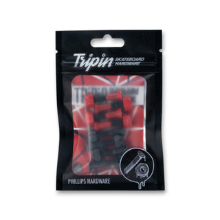TRIPIN | Red Hail'n | Phillips Colored Hardware Set