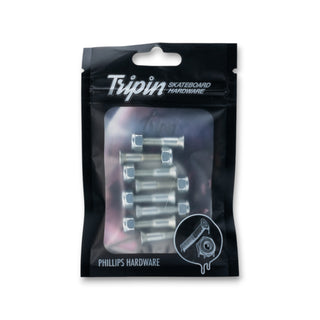 TRIPIN | T-1000 Silver | Phillips Colored Hardware Set