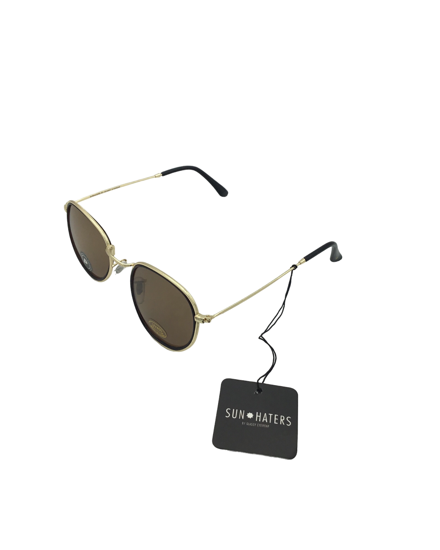 GLASSY | Hudson Polarized | Black / Gold