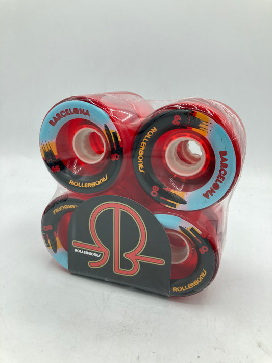 ROLLERBONES | Barcelona Outdoor Wheels | Red |  65mm / 80a