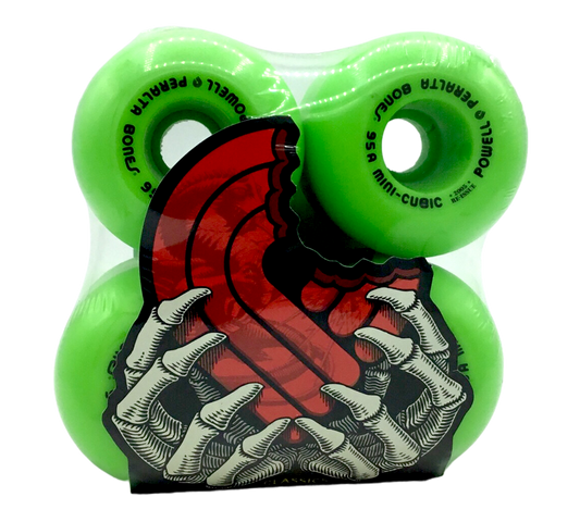 POWELL PERALTA | Mini-Cubic Wheels| Green | 64mm / 95a