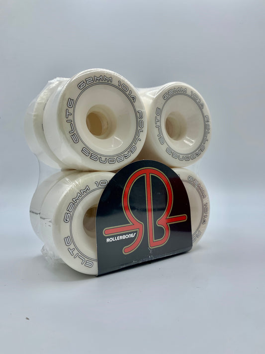 ROLLERBONES | Team Elite Wheels White | 62mm 101a