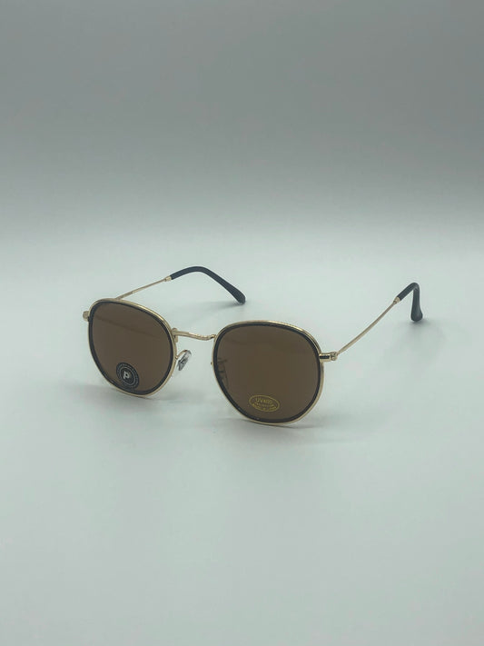 GLASSY | Hudson Polarized | Black / Brown Lenses